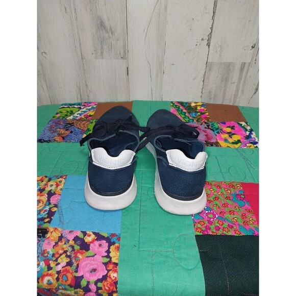 Vionic Womens Fresh Joey Casual Lace Up Sneaker Shoes Navy Blue US 7.5 - Picture 7 of 10